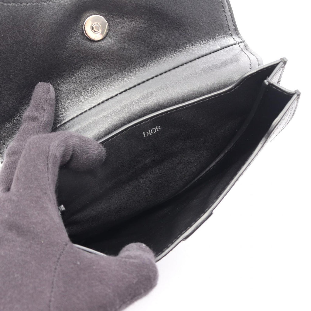 Dior Waist Bag Black Leather — view 3