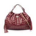 Gucci Tote Deco Large 2-Way Winered Leather
