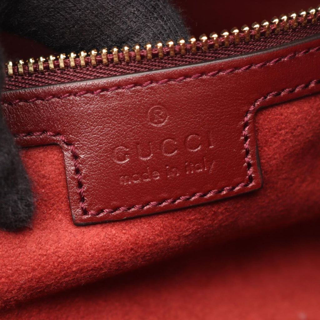 Gucci Tote Deco Large 2-Way Winered Leather — view 4