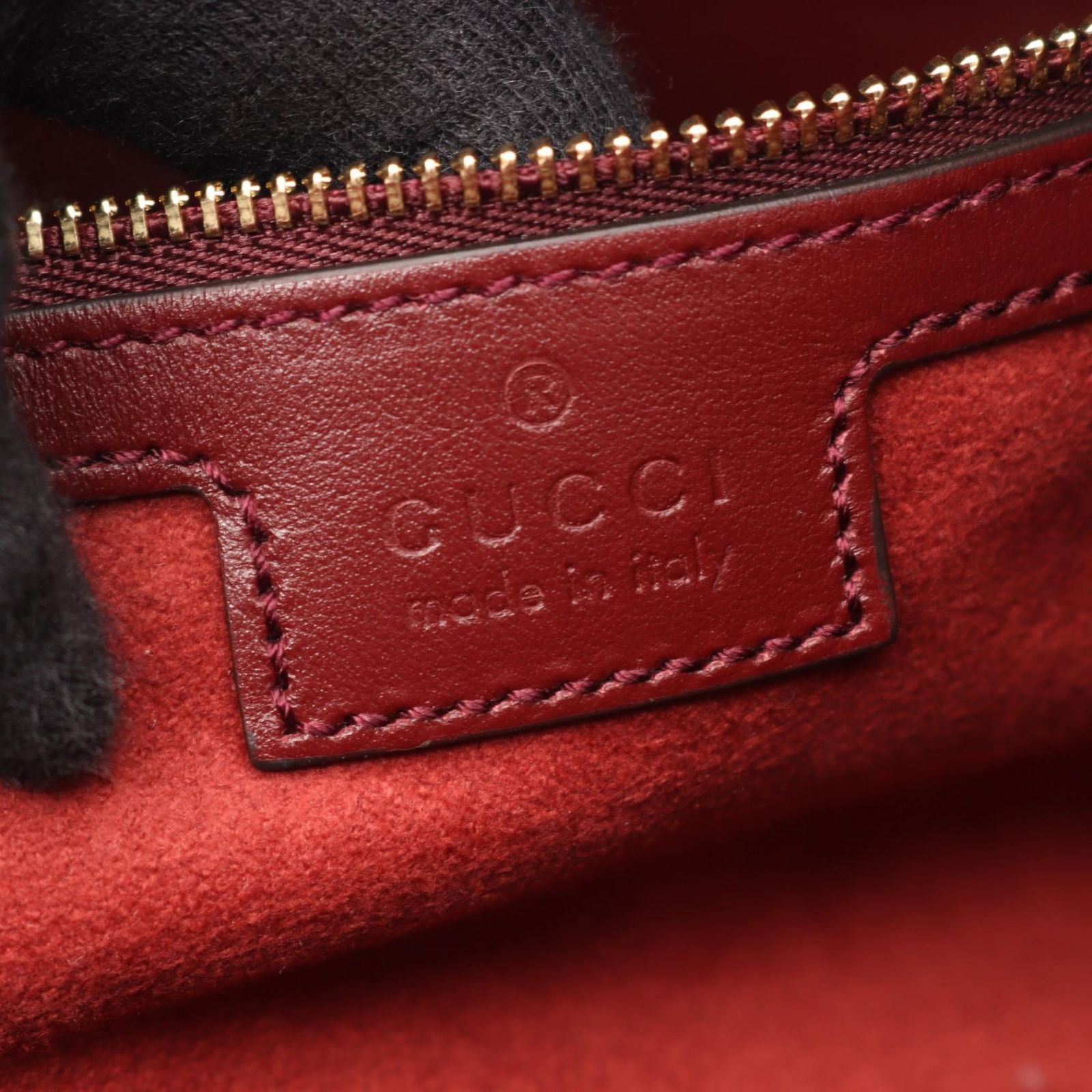 Gucci Tote Deco Large 2-Way Winered Leather — view 4