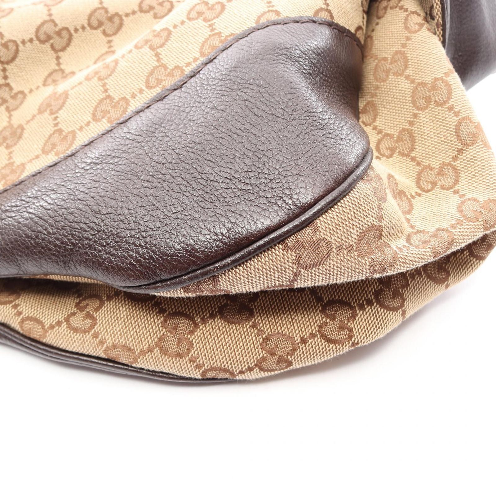 Gucci Shoulder Bag GG Canvas Beige Brown Charlotte Line — view 7