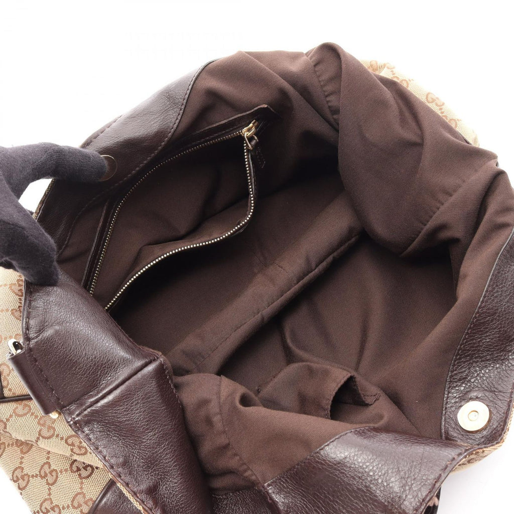 Gucci Shoulder Bag GG Canvas Beige Brown Charlotte Line — view 3