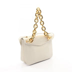 Bottega Veneta Handbag Mount Small 2-Way White Leather — view 2
