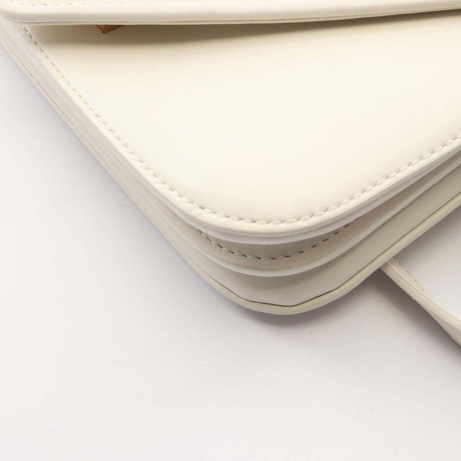 Bottega Veneta Handbag Mount Small 2-Way White Leather — view 7