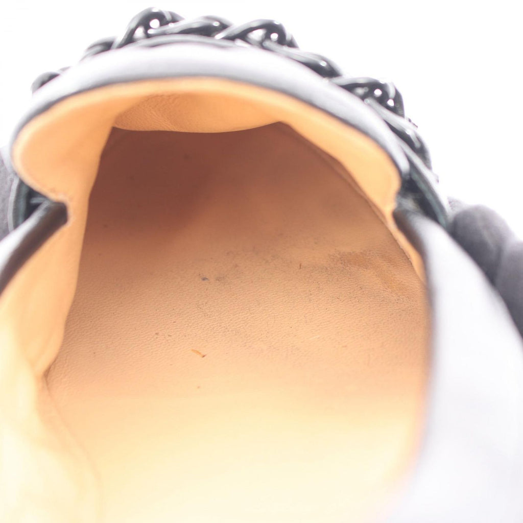 Chanel Loafers Quilted Black Lambskin CC Logo Charm — view 7