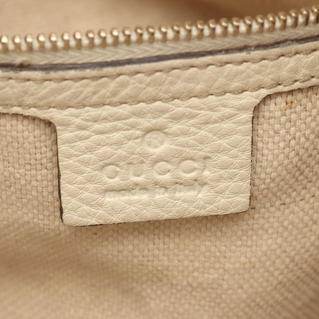 Gucci Shoulder Bag Diana Bamboo 2-Way Beige Ivory Canvas Leather — view 4