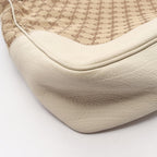 Gucci Shoulder Bag Diana Bamboo 2-Way Beige Ivory Canvas Leather — view 8
