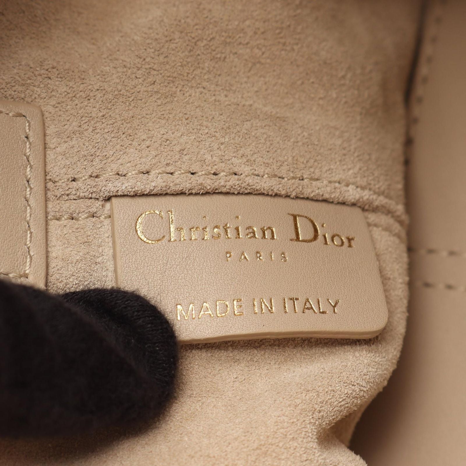 Dior Handbag Toujours Bag Small Beige Leather — view 4