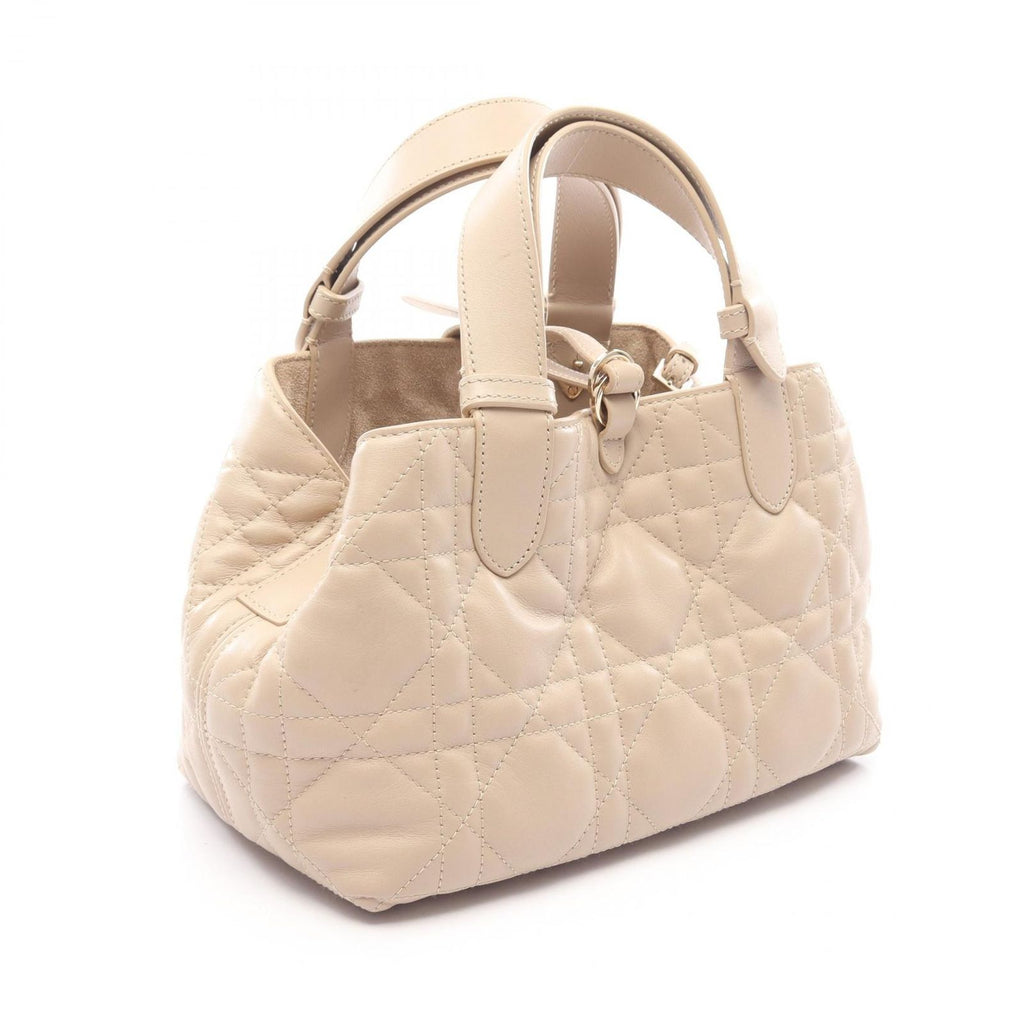Dior Handbag Toujours Bag Small Beige Leather — view 2