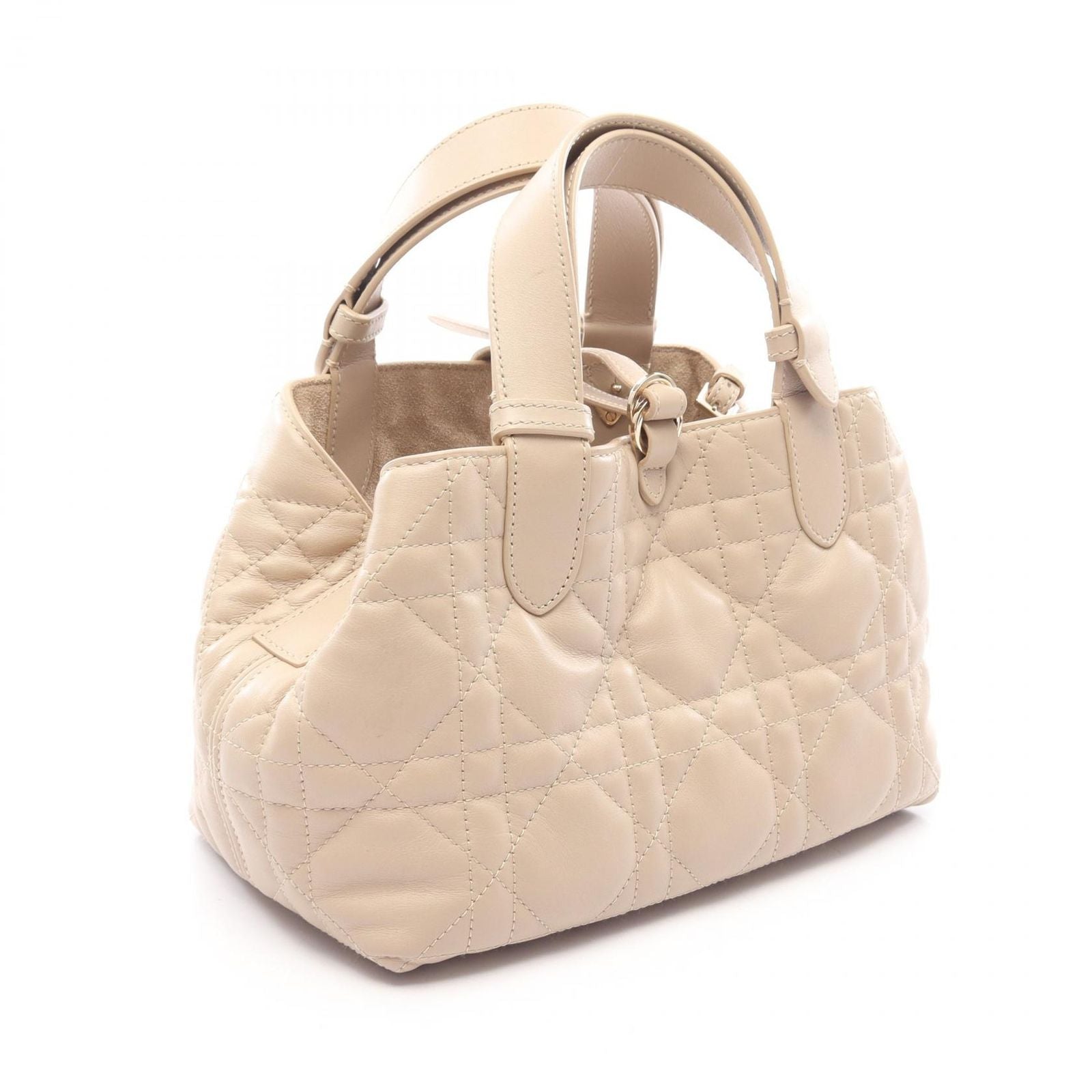 Dior Handbag Toujours Bag Small Beige Leather — view 2