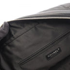 Chanel Quilted Bowling Bag Black Lambskin — view 6