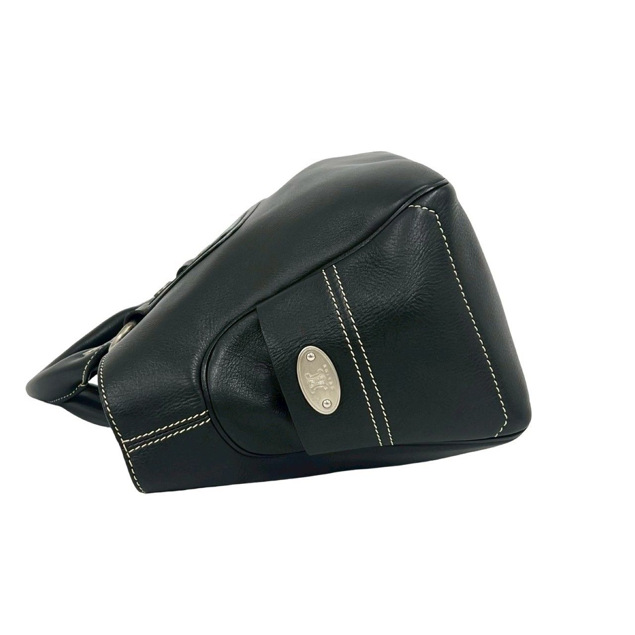 Celine Boogie Leather Boston Bag Mini Tote Black — view 5
