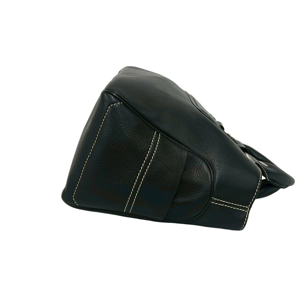 Celine Boogie Leather Boston Bag Mini Tote Black — view 6