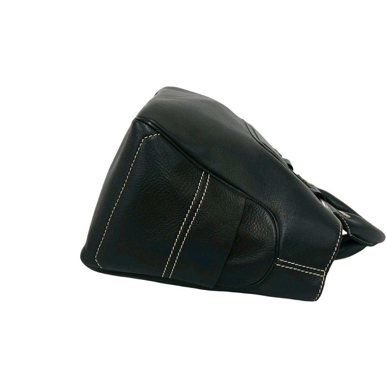 Celine Boogie Leather Boston Bag Mini Tote Black — view 6