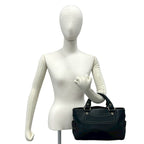 Celine Boogie Leather Boston Bag Mini Tote Black — view 2