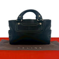 Celine Boogie Leather Boston Bag Mini Tote Black