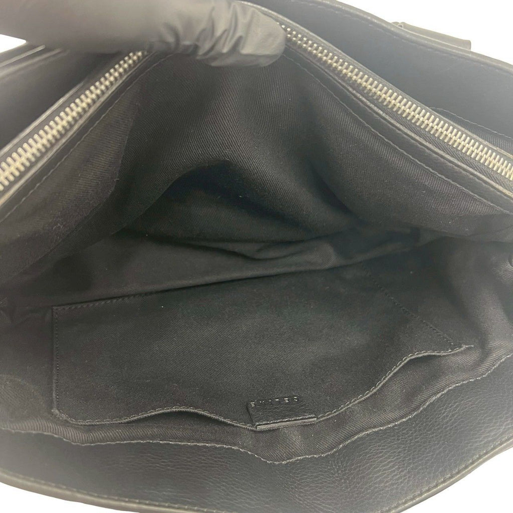 Celine Boogie Leather Boston Bag Mini Tote Black — view 9