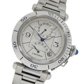 Cartier Watch Pasha Power Reserve GMT Date Automatic Winding at Stainless Steel