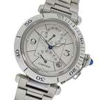 Cartier Watch Pasha Power Reserve GMT Date Automatic Winding at Stainless Steel