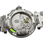 Cartier Watch Pasha Power Reserve GMT Date Automatic Winding at Stainless Steel — view 8