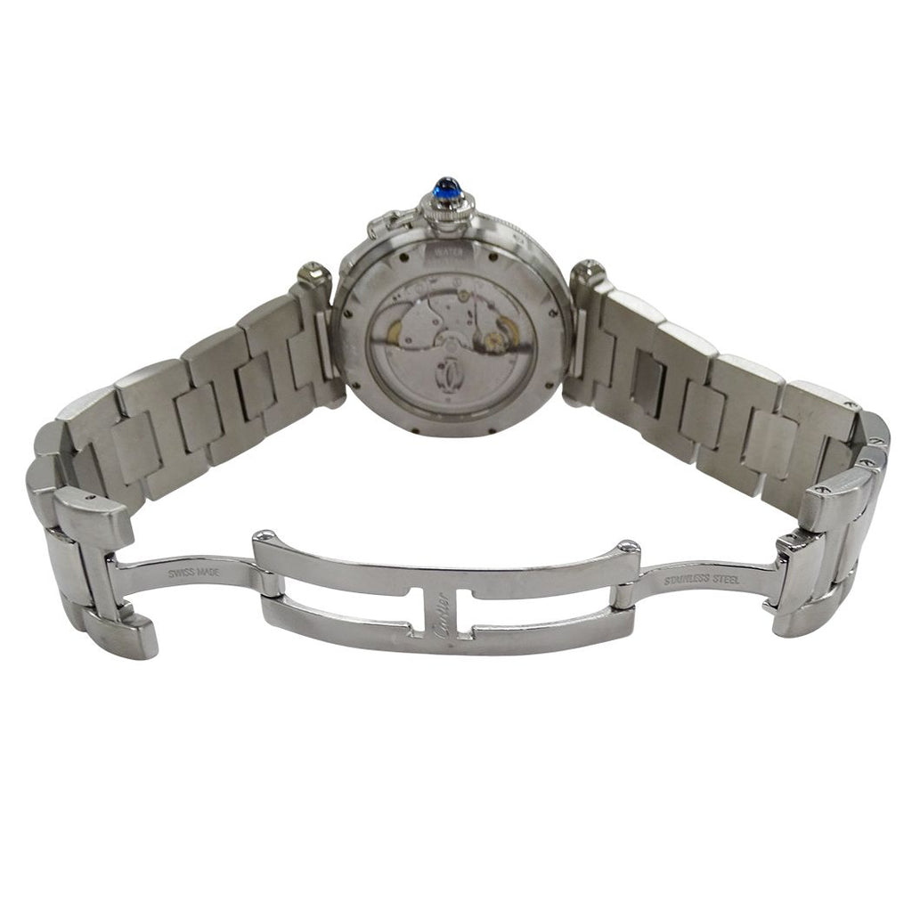 Cartier Watch Pasha Power Reserve GMT Date Automatic Winding at Stainless Steel — view 4