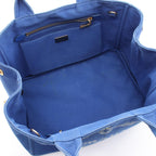 Prada Tote Canapa 2-Way Blue Canvas — view 3