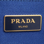 Prada Tote Canapa 2-Way Blue Canvas — view 4