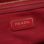 Prada Handbag Galleria 2-Way Pink Saffiano Leather Hand — view 4