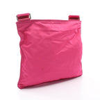 Prada Shoulder Bag Vela Sport Pink Nylon Leather Triangle Logo — view 2