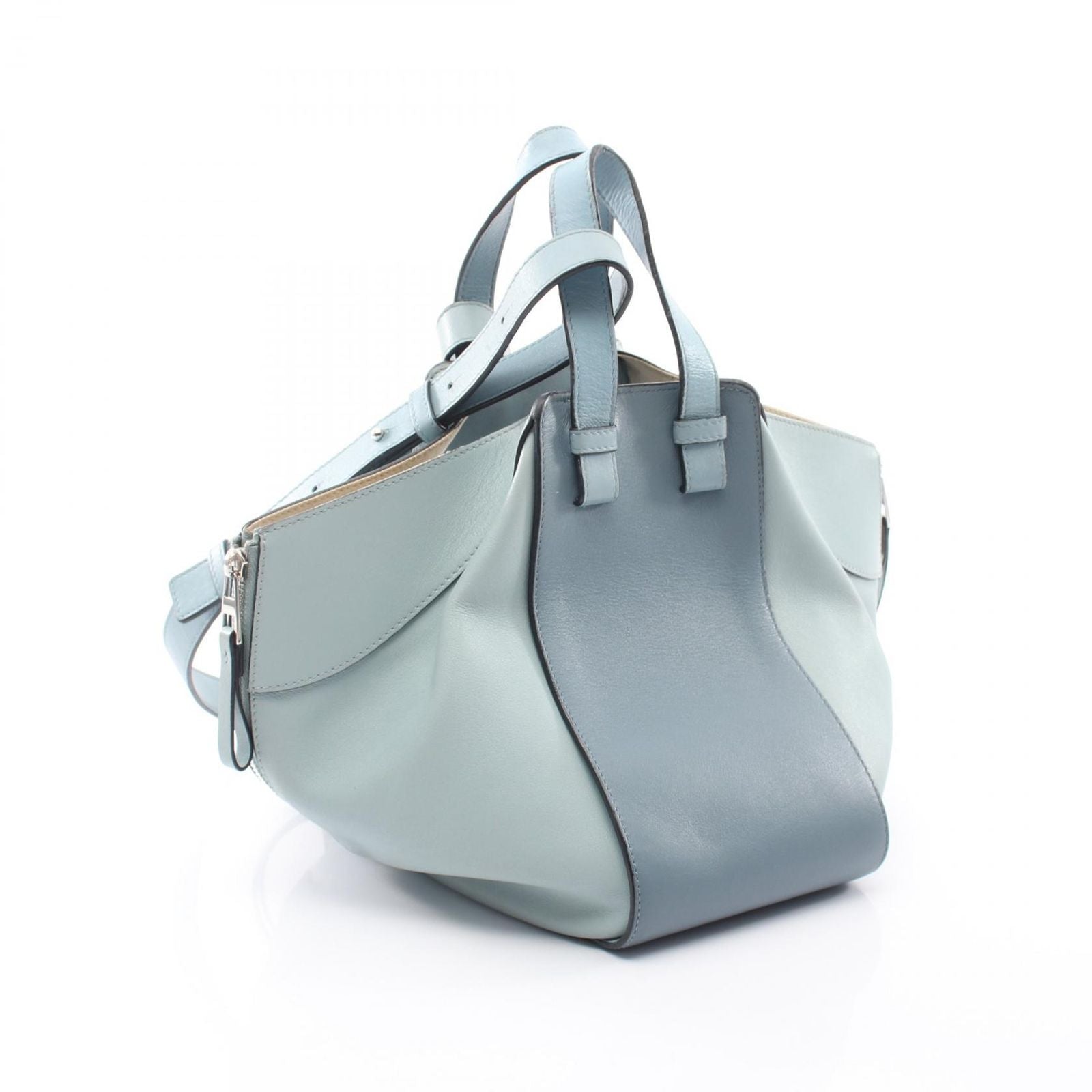 Loewe Handbag Hammock Small 2-Way Light Blue Leather — view 2