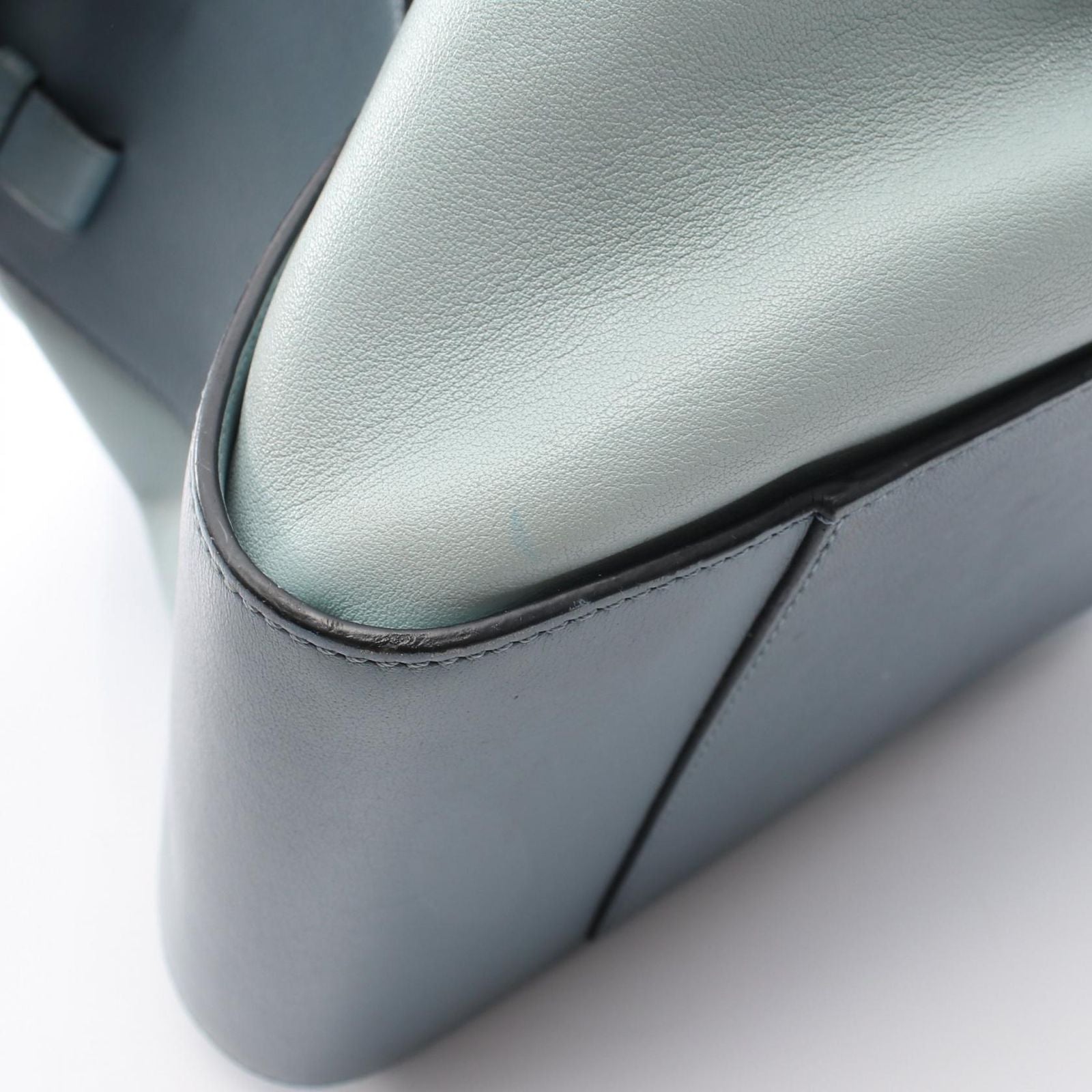 Loewe Handbag Hammock Small 2-Way Light Blue Leather — view 6