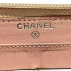 Chanel Wallet Light Pink CC Logo Zip Around — view 5