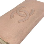 Chanel Wallet Light Pink CC Logo Zip Around — view 6