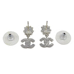 Chanel Earrings Metal Silver Multicolor Ladybug Unique 04 — view 3