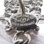 Chanel Earrings Metal Silver Multicolor Ladybug Unique 04 — view 5
