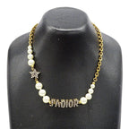 Dior Necklace Faux Pearl Rhinestone J'adior Gold Star Gorgeous — view 4