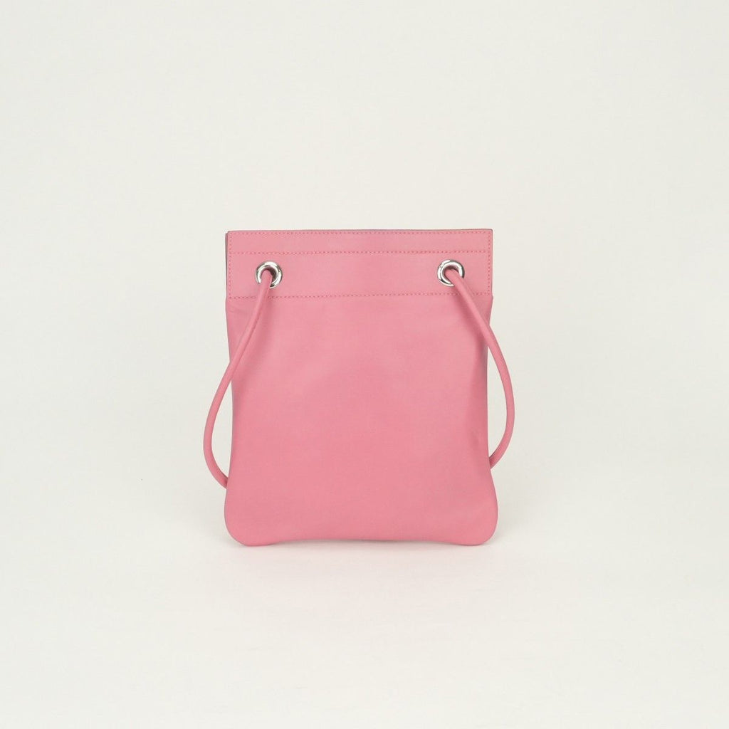 Hermes Aline Mini Shoulder Bag Swift Rose Azalee Pink Silver Veau — view 3