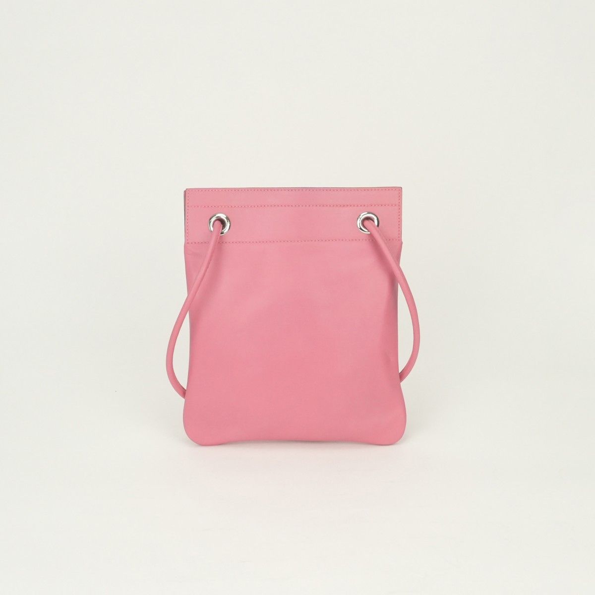 Hermes Aline Mini Shoulder Bag Swift Rose Azalee Pink Silver Veau — view 3