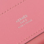 Hermes Aline Mini Shoulder Bag Swift Rose Azalee Pink Silver Veau — view 7
