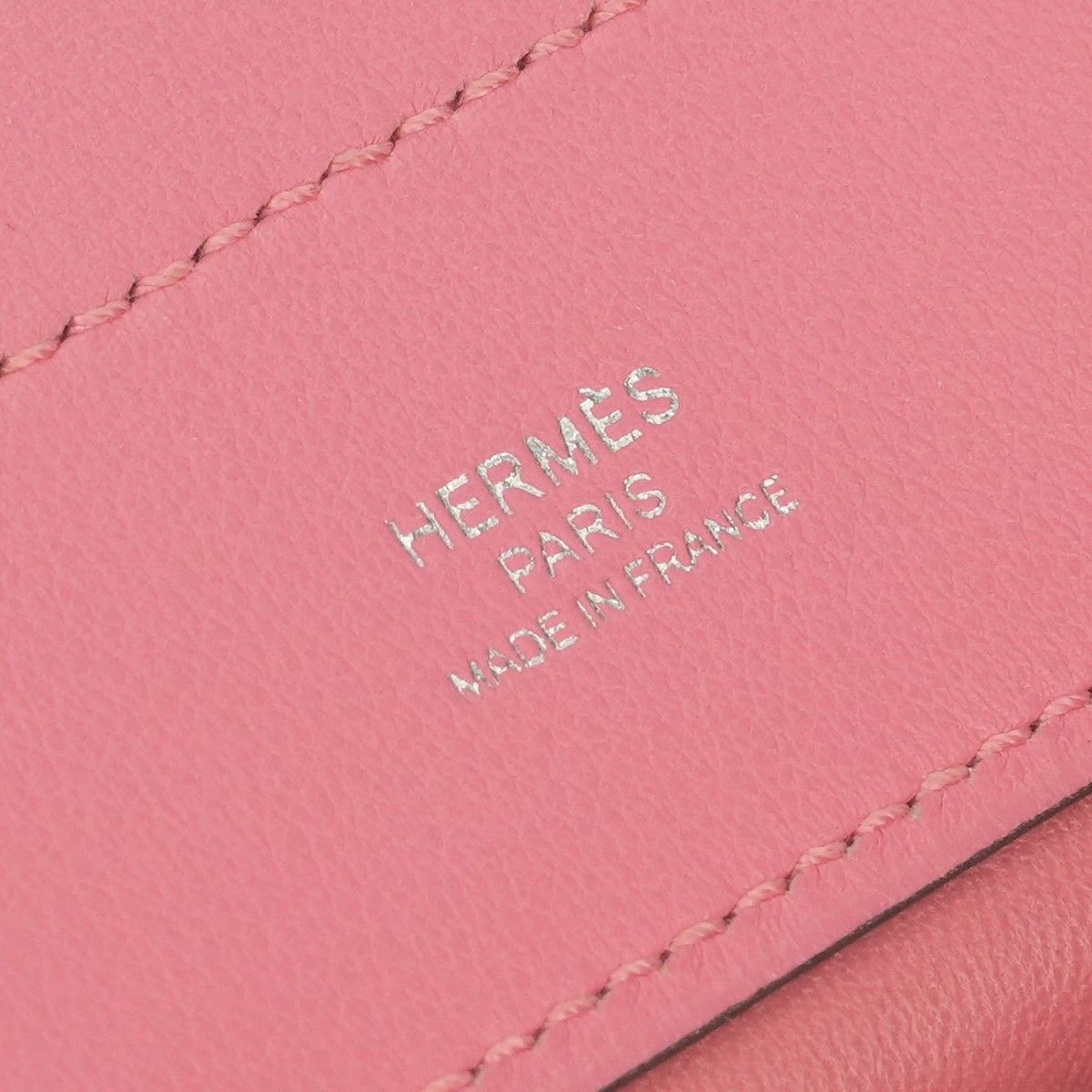 Hermes Aline Mini Shoulder Bag Swift Rose Azalee Pink Silver Veau — view 7