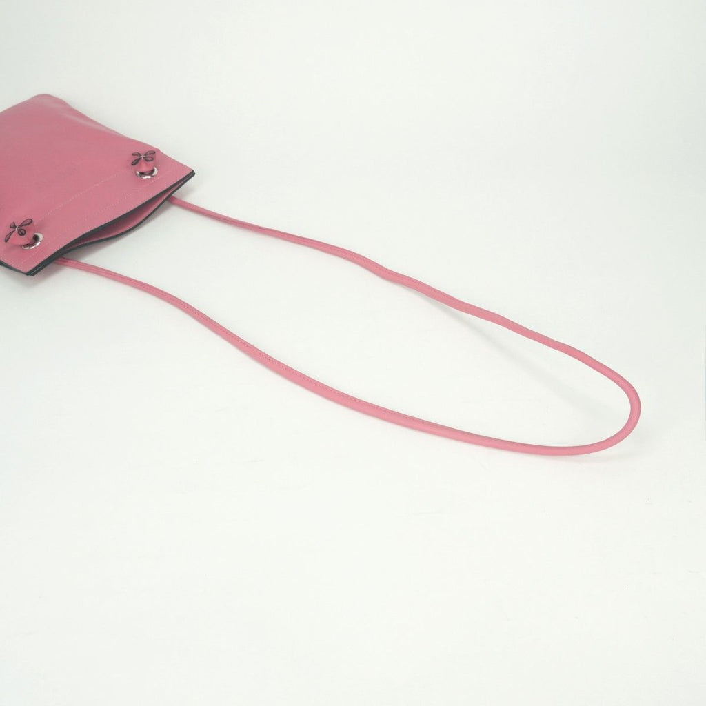 Hermes Aline Mini Shoulder Bag Swift Rose Azalee Pink Silver Veau — view 4