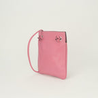 Hermes Aline Mini Shoulder Bag Swift Rose Azalee Pink Silver Veau — view 2