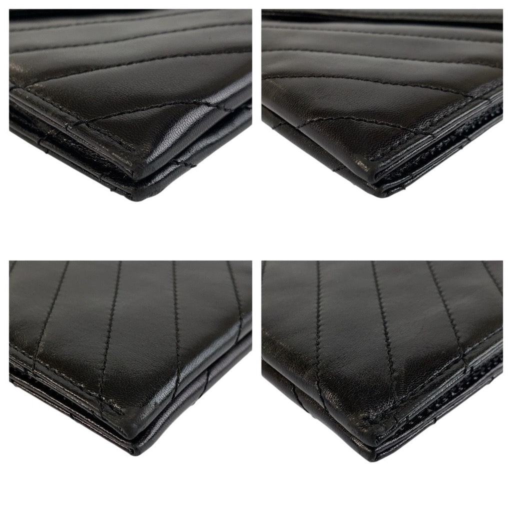 Saint Laurent Vintage Stitch Black Clutch — view 4