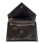 Saint Laurent Vintage Stitch Black Clutch — view 6