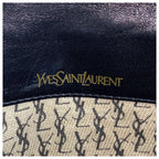 Saint Laurent Vintage Stitch Black Clutch — view 3