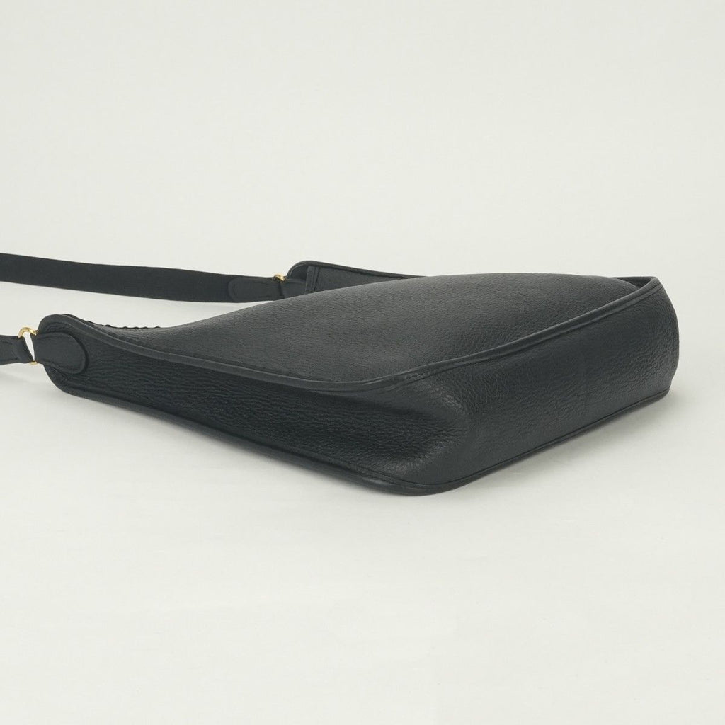 Hermes Vespa PM Shoulder Bag Togo Noir Black Gold — view 6