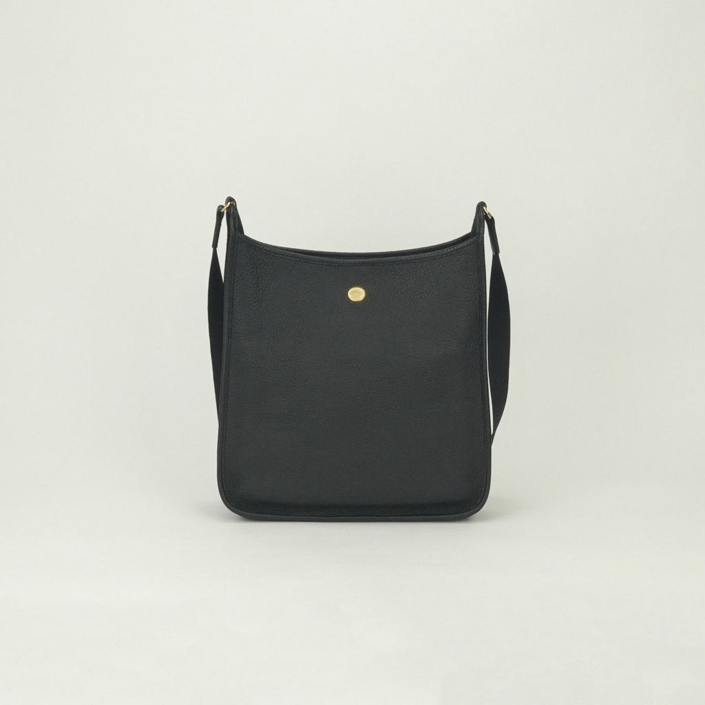 Hermes Vespa PM Shoulder Bag Togo Noir Black Gold — view 3
