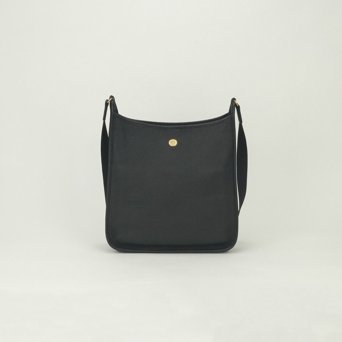Hermes Vespa PM Shoulder Bag Togo Noir Black Gold — view 3