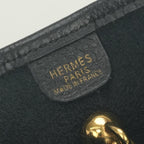 Hermes Vespa PM Shoulder Bag Togo Noir Black Gold — view 8