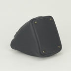 Hermes Picotin Lock PM 18 Tote Taurillon Clemence Prunoir Black Purple — view 6
